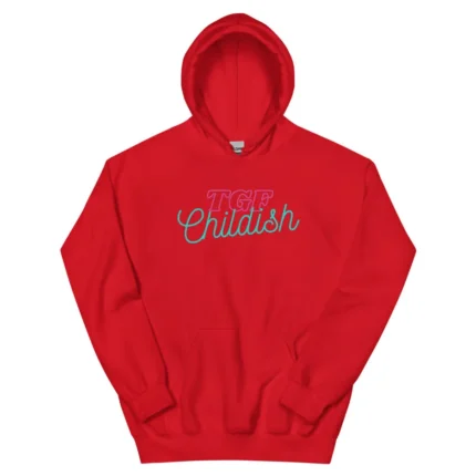 Cereal TGF Childish Merch Red Hoodie