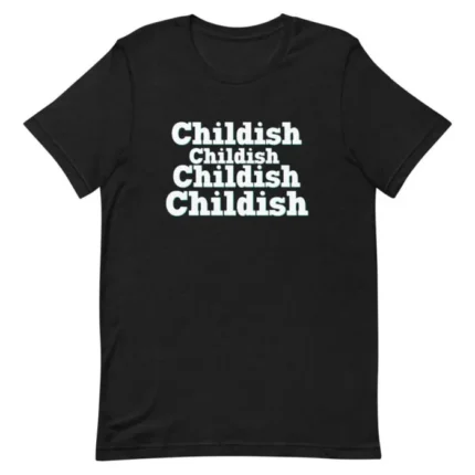 Childish Full Black T-Shirt