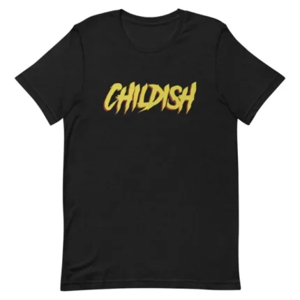 Stylish Childish Logo Black t-shirt